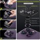 thumbnail image 2 of Protector de cámara trasera morado compatible con iPhone 14 Pro/iPhone 14 Pro Max 2022 - Película protectora de lente de vidrio templado HD de dureza 9H - Anillo de lente de metal, 2 of 4