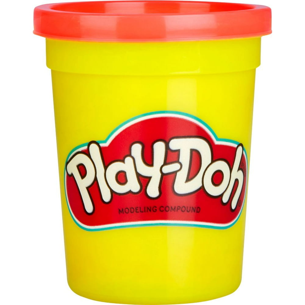 Play-Doh Bulk 12-Pack of Red Non-Toxic Modeling Compound, 4-Ounce Cans - Walmart.com - Walmart.com