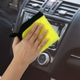 thumbnail image 6 of Unique Bargains 19.69"x39.39" Microfibre Car Drying Towel Extra Large Car Cleaning Detailing Absorbent  Car Drying Cloth Gray Yellow, 6 of 7