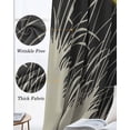 thumbnail image 3 of Yellow Moonlight Kitchen Curtains Modern Rustic Rabbits Botanical Cafe Short Curtains for Bathroom Blackout Window Curtain Grommet Small Window Treatment Tier Drapes for Bedroom Living Room 52"x45"x2, 3 of 9