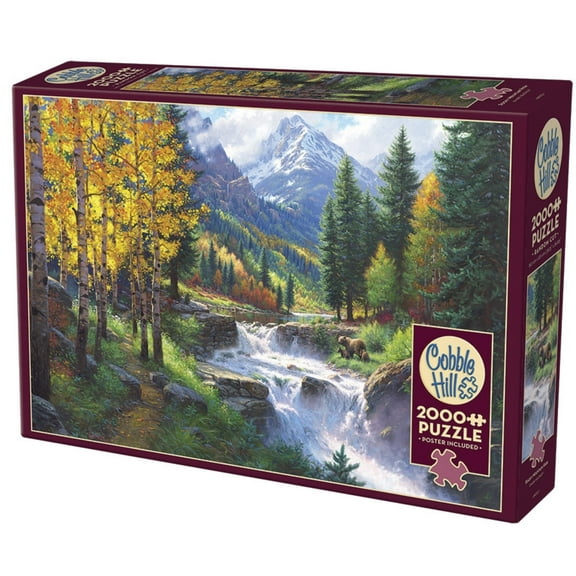 Cobble Hill, Cobble Hill Rocky Mountain High 2000 Piece Puzzle with Poster Included