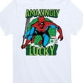 thumbnail image 3 of Marvel Spider-Man - St. Patrick's Day Amazingly Lucky - Toddler And Youth Short Sleeve Graphic T-Shirt, 3 of 5
