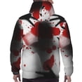 thumbnail image 7 of Kdxio Shadows Behind Print Mens Casual Hooded Collar Drawstring Hoodies Pullover Sweatshirts Casual Long Sleeve Shirts-X-Large, 7 of 7