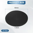 thumbnail image 3 of Uxcell Paquete de 30 arandelas de discos sólidos de goma de 40 mm de diámetro x 1.5 mm de grosor para HVAC en negro, 3 of 6