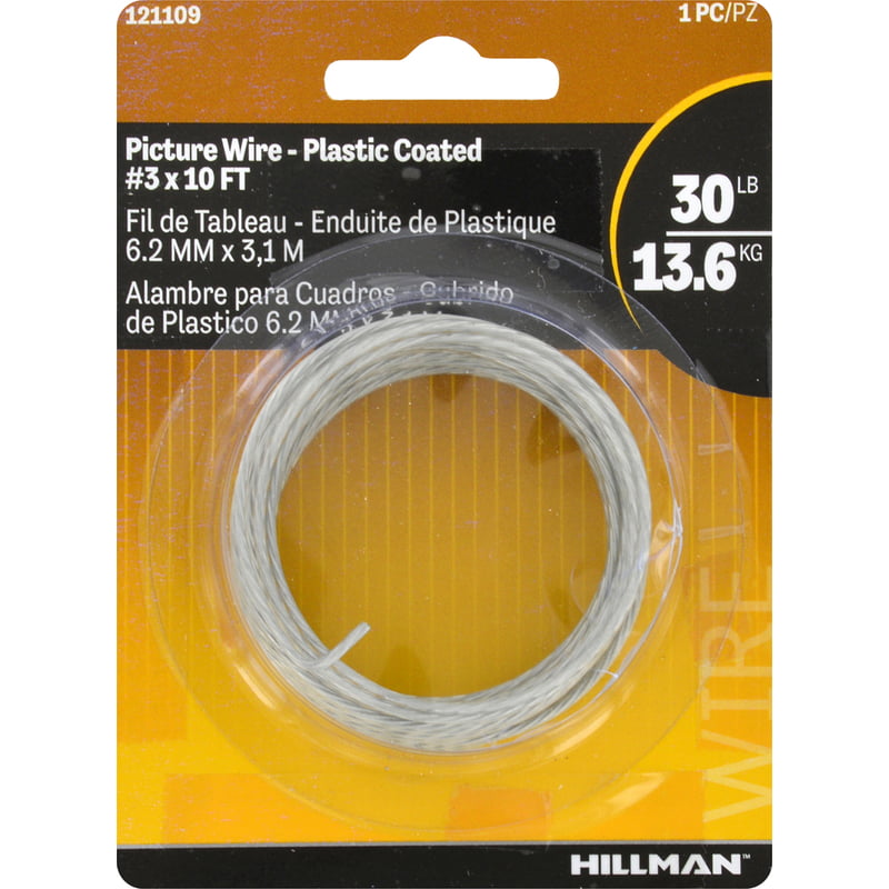 1 pk OOK  Galvanized  Braided  Picture Wire  20 lb 