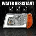 thumbnail image 6 of Spec-D Tuning Chrome LED Tube Headlights Compatible with 2001-2011 Ford Ranger, Left + Right Pair Headlamps Assembly, 6 of 6