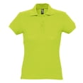 thumbnail image 1 of SOLS - Polo de piqué modelo Passion de manga corta para mujer (Verde manzana), 1 of 3
