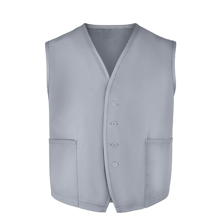 Toptie Two Pocket Unisex Vest Button Up Waistcoat Volunteer Work