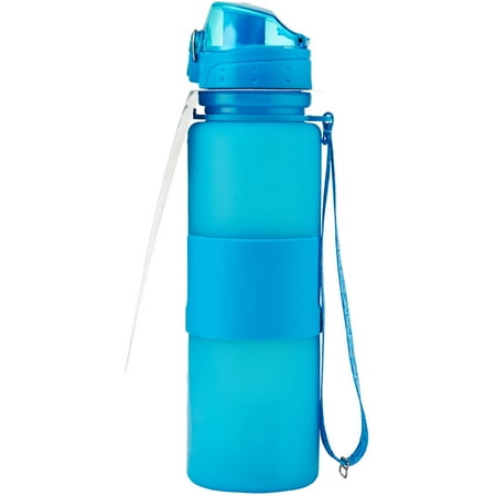 design for living 22 ounce flip top locking lid silicone water
