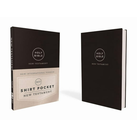 Niv, Shirt Pocket New Testament, Leathersoft, Black, Comfort Print, (Hardcover)