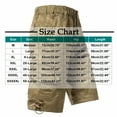 thumbnail image 3 of Havenre Cargo Shorts for Men Big and Tall Elastic Waist Summer Casual Bermuda Shorts Regular Fit Classic Stretch Loose Shorts with Multi Pockets Army Green M, 3 of 7