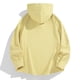 thumbnail image 3 of MHFRRA Sudadera con Capucha y Cuello Redondo, Informal, Texturizada, con Cordón Ajustable, Ligera y Cómoda para Otoño Amarillo, 3 of 3