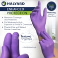thumbnail image 2 of Guantes de examen HALYARD PURPLE NITRILE, sin polvo, medios, 2 of 7