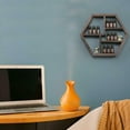 thumbnail image 6 of 2x Floating Wall Hexagon Shelf Hanging  Shelving Storage Display Rack Home Decor, 6 of 7