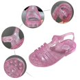 thumbnail image 3 of Mepaouo Girls Jelly Sandals Open Toe Summer Princess Dress Flats Fisherman Gladiator Kid Water Shoes, 3 of 5