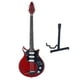 thumbnail image 4 of Guitarra eléctrica en miniatura 1:6, modelo de guitarra en miniatura de tilo, exquisito Mini adorno de instrumento, 4 of 9