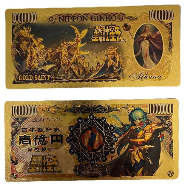 Billete Conmemorativo Anime Saint Seiya Picis Afrodita