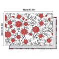 thumbnail image 5 of Pioneer Flower Floral Print Pattern Summer Placemats Table Placemats Set Of 6-Linen Kitchen Washable Placemats Table Mats 12x18 Inch Non-Slip Heat Resistant, 5 of 5