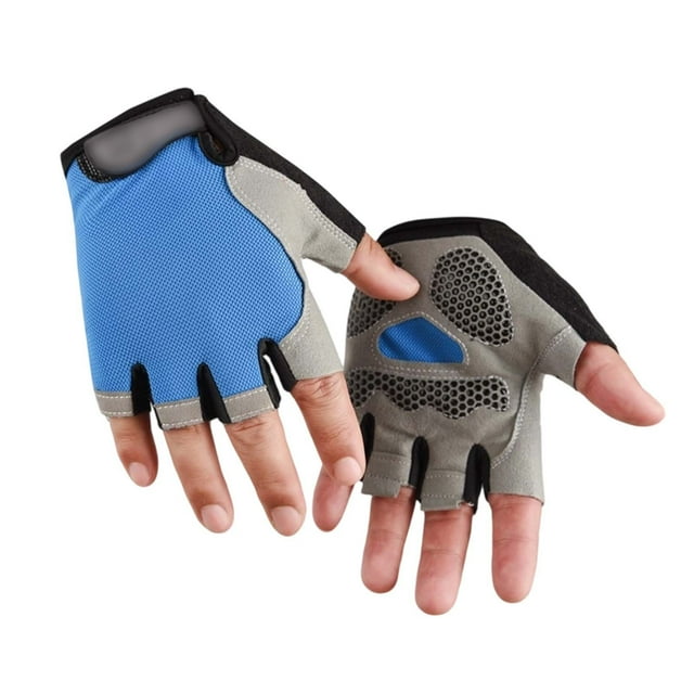 Kids Half Finger Sports Gloves for Outdoor Cycling Exercise Riding Biking Climbing and Active Play