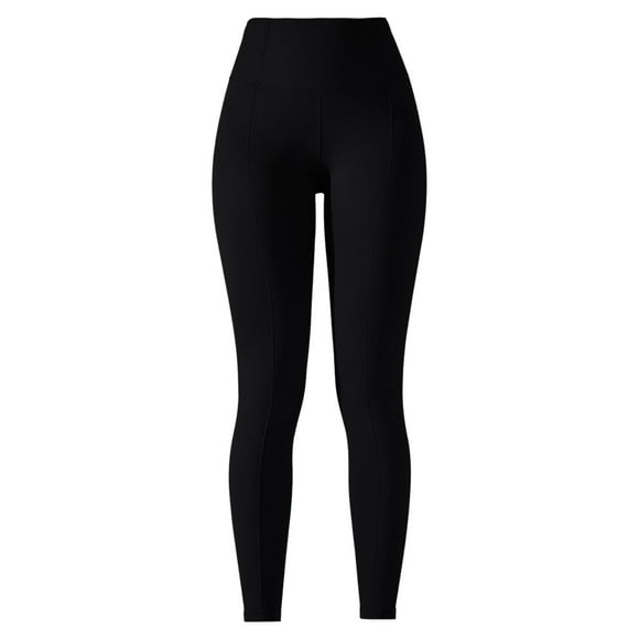 PEASKJP Casual Leggings for Women High Waisted Crossover Workout Lounge Bell Bottom Jazz Dress Pants, Black M