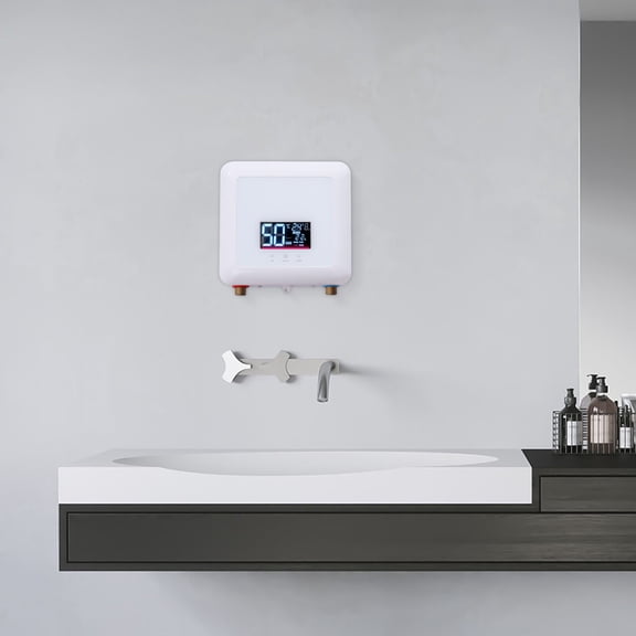 5500W Electric Water Heater Instant Water Heater House Bathroom Kitchen Shower Heater