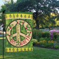 thumbnail image 2 of Peace on Earth Garden Flag Peace & Love Garden Flag Vertical Double Sided Rustic Farmland Burlap Yard Lawn Outdoor Decor 12.5x18, 2 of 4