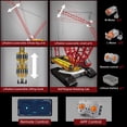thumbnail image 4 of Kit de bloques de construcción Mould King Crawler Crane LR13000 con motor, 4 of 7