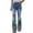 Pink, variant on YYDGH Women's Flare Bell Bottom Jeans Baggy Jeans Button High Waist Boot Cut Pants with Pocket Blue S