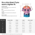 thumbnail image 5 of Fotbe Beach with Palm Trees Camisa Estampada de Manga Corta para Hombre, Casual de Verano, Estilo Playero, Sin Arrugas-Medium, 5 of 5