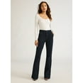thumbnail image 2 of Sofia by Sofia Vergara Women's and Women's Plus Trouser Flare High Rise Jeans, 30.5", 32.5" and 34.5" Inseam, Sizes 0-28W, 2 of 5