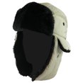 thumbnail image 1 of Top Headwear Winter Trapper Trooper Aviator Hat - Ivory, 1 of 2