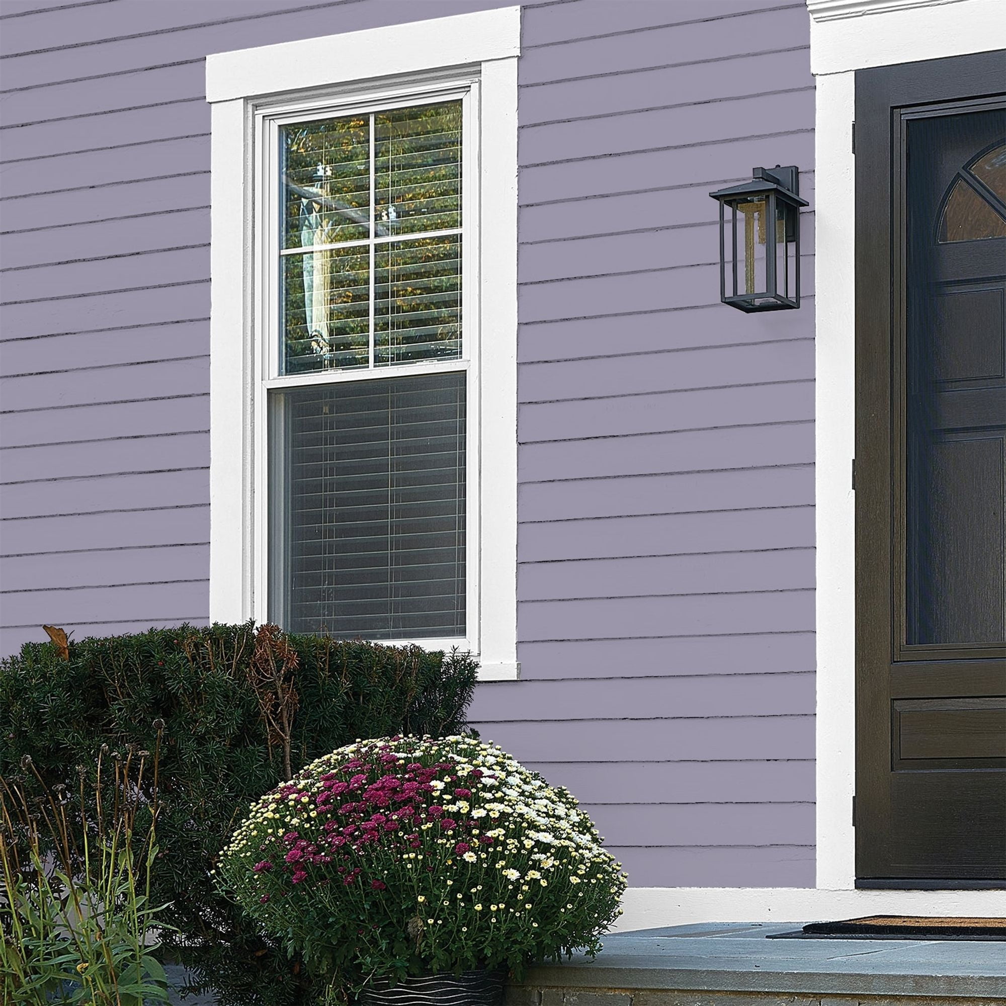 Glidden High Endurance Plus Purple Surf Flat Exterior Paint and Primer, 1 Gallon