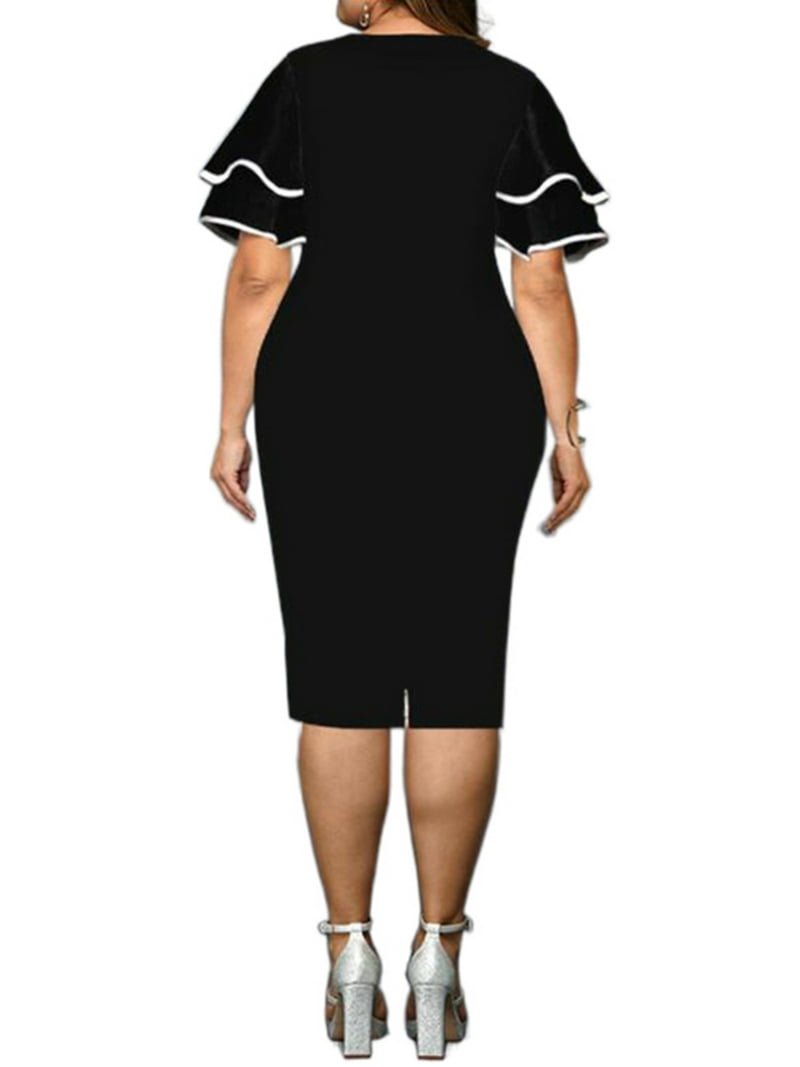 plus size colorblock bodycon dress Colorblock Bodycon Dress
