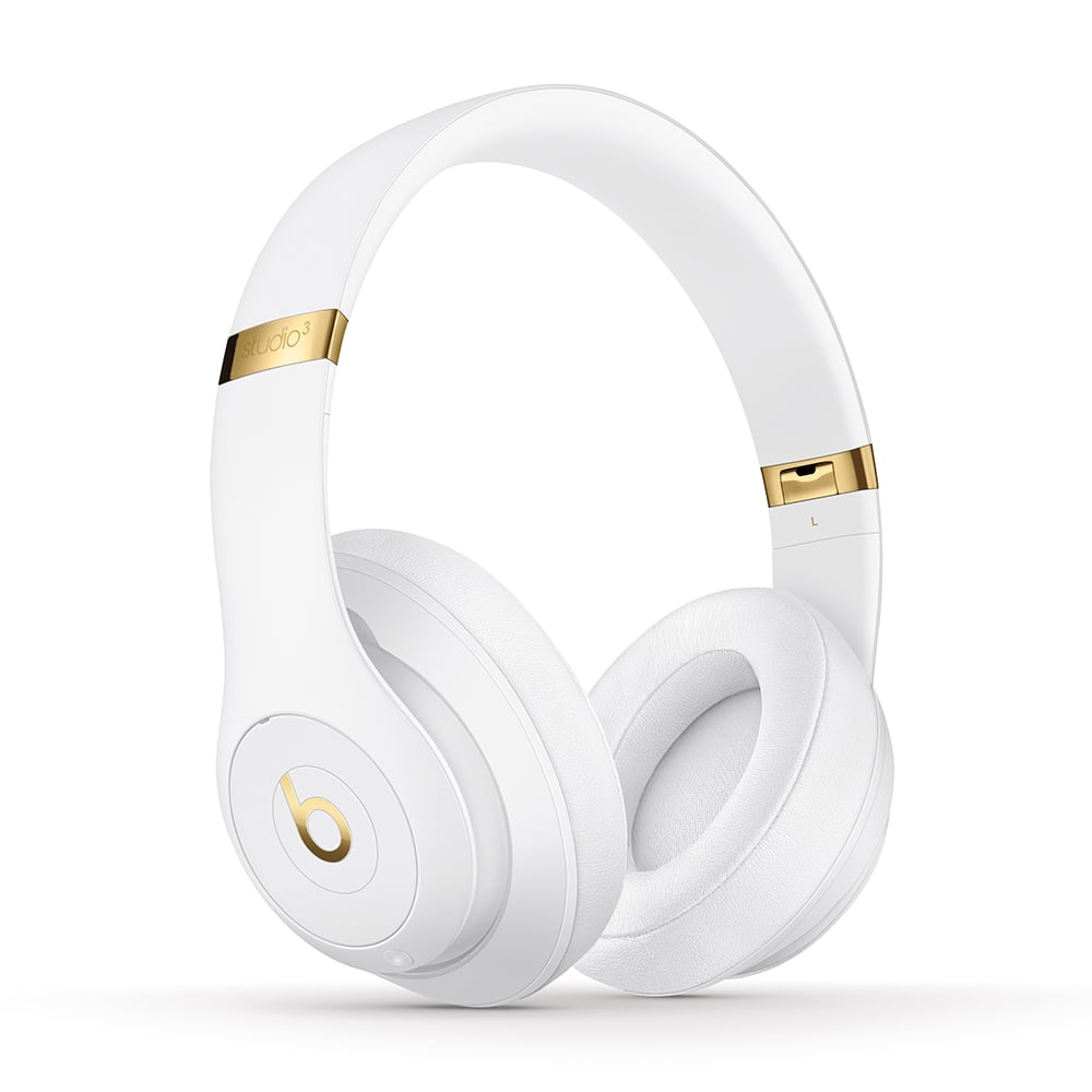 Beats by Dr. Dre Studio3 Wireless Over-Ear Bluetooth Headphones, White