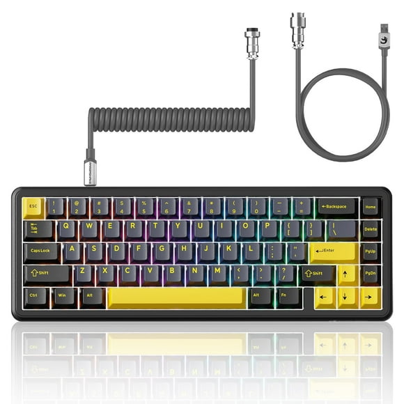 Teclado ATTACK SHARK X65 HE Interruptor magnético para juegos con cable RGB