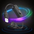 thumbnail image 4 of Cable con interruptor USB Kuymtek de 28 cm macho a hembra para luz, 4 of 9
