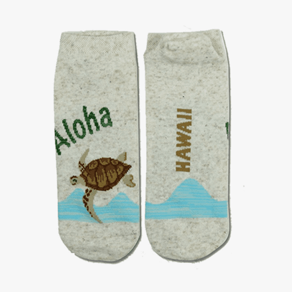 Adult Aloha Sea Turtle Sock for Men and Women