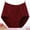 Wine, variant on Kayannuo Cotton Underwear for Women Briefs Panties for Women Women's Solid Plus Size Underwear High Waist Leak Proof Cotton Crotch Shorts Underwear Panties Valentine's Day Gifts