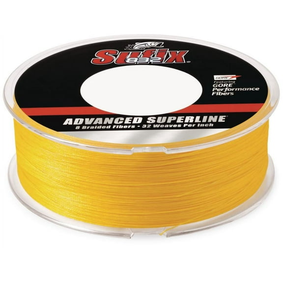 Sufix 832 Braided Fishing Line 10lb 600yd Hi-Vis Yellow
