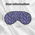 thumbnail image 4 of Uemuo Lavender Flowers Pattern Sleep Eye Mask - Light Blocking Sleep Mask Blocking Out Light Perfectly, Soft and Comfortable Night Eye Mask, Eye Blinder, 4 of 7
