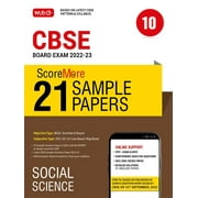 MTG CBSE ScoreMore 21 Sample Papers Class 10 Social Science Book For 2023 Board Exam