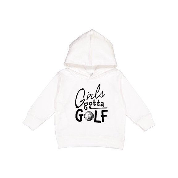 Inktastic Girls Gotta Golf Toddler Hoodie