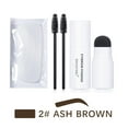 thumbnail image 3 of Kit de maquillaje con sellos para cejas en crema, 10 tarjetas para cejas, un solo paso, 2 unidades de cejas Marrón ceniza, 3 of 9