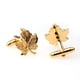 thumbnail image 3 of Los Hombres de Moda \ 's Gemelos de de Arce de Cobre Chapado Boda Gemelos, 3 of 3