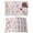 Thistle, variant on Brown Bunny Floral Easter Placemats Set of 8, Elegant Pastoral Spring Floral Placemats for Dining Table, Place Mats for Kitchen Tabletop, Waterproof Wipeable Dining Table Mats Set