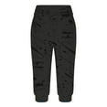thumbnail image 2 of SHTXOZHI Capri Pants for Women Summer Beach Casual Cropped Pants Elastic Waisted Print Trousers, 2 of 5