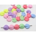 thumbnail image 4 of EOEMY 100 Pcs Mixed Pastel Color Acrylic Shell Beads 14mm Jewelry Making, 4 of 6