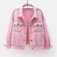 thumbnail image 1 of Long Sleeve Denim Jackets for Women - Stylish Outerwear for Spring and Autumn Weather, 1 of 5