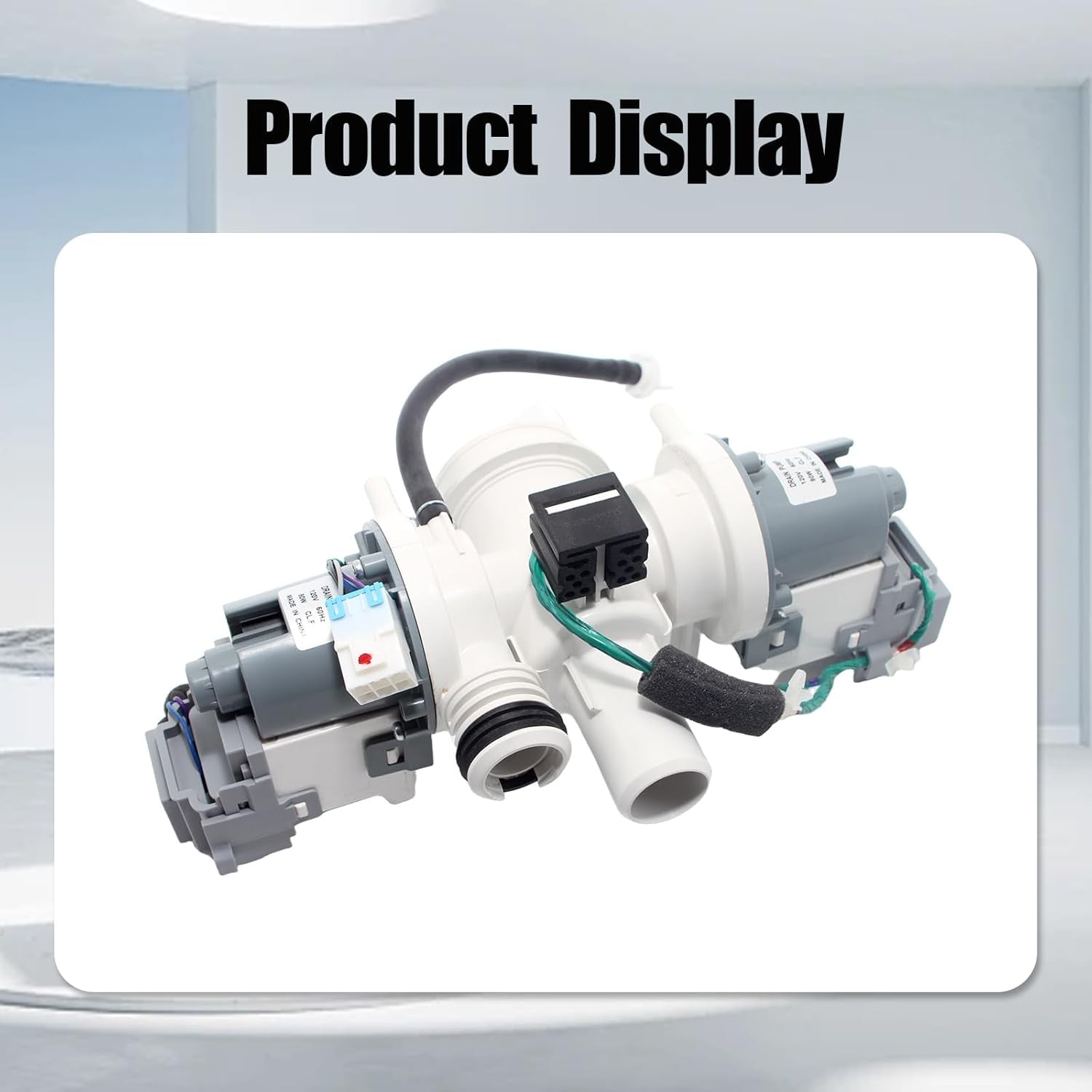 Aniceparthy Replacement Washer Double Drain Pump for Samsung DC97-15974C