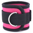 thumbnail image 1 of 2X Anneau en D Réglable Sangle de Cheville Boucle Bande de Résistance pour Musculation Gym Multi Cuisse Jambes Cheville Poignets Rouge, 1 of 5